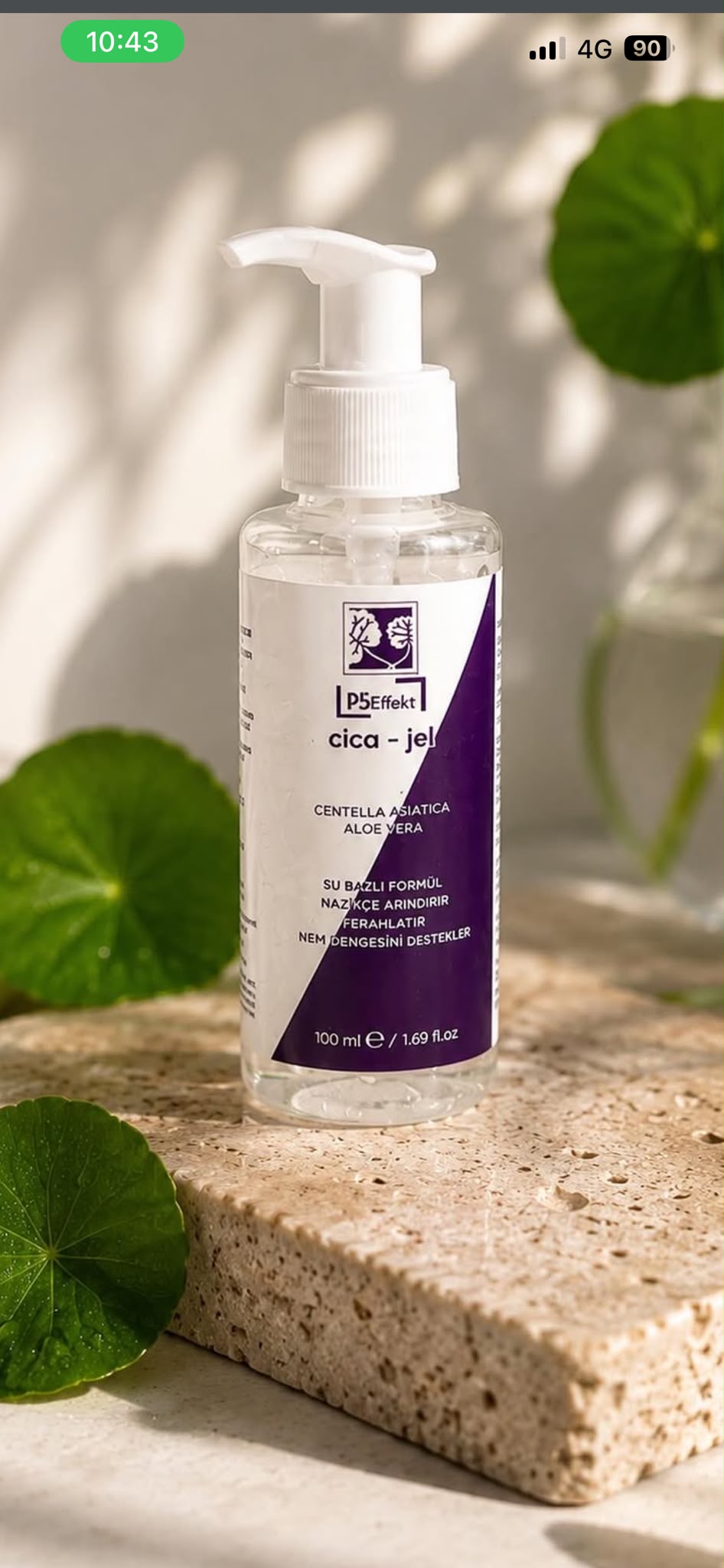 cica – jel ürün fotoğrafı
